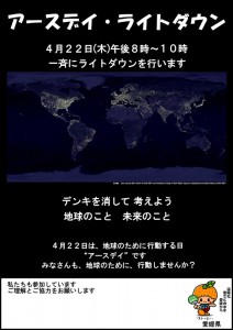 啓発用イメージ（地球夜・大）