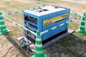 当日使用した発電機のうちの1台